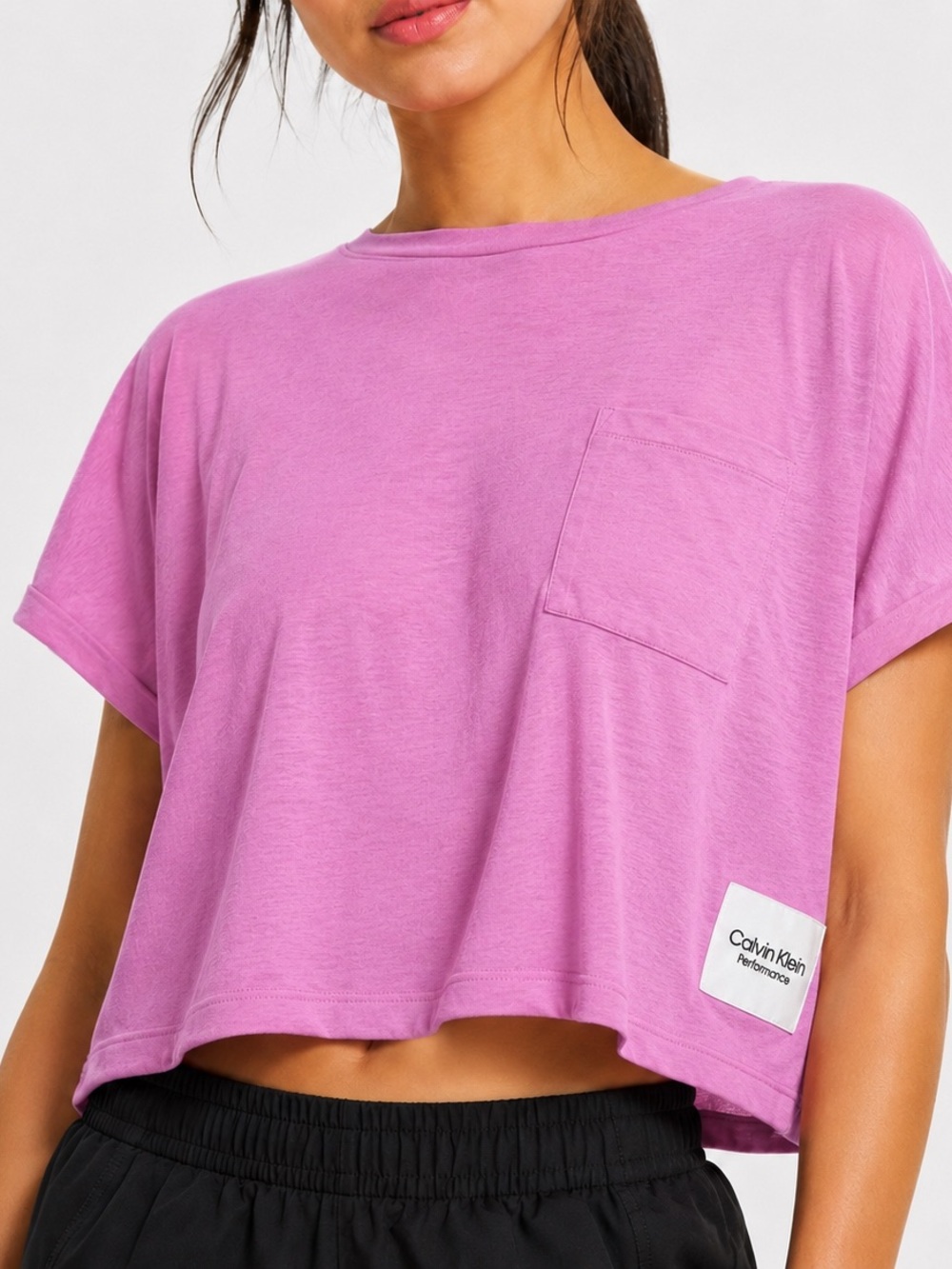 Calvin Klein Performance Oversized Crop Top – Size L